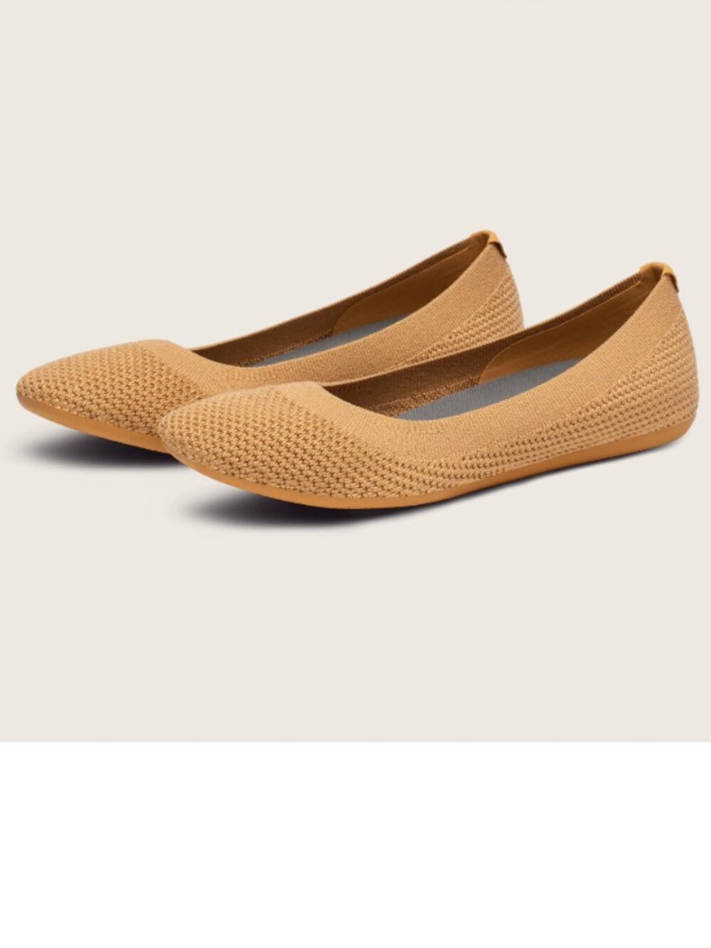 Allbirds Tree Breezer Ballet Flat in Tan | Size 6